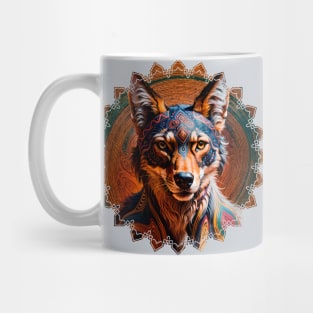 Coyote The Trickster (3.1) - Trippy Psychedelic Canis Mug